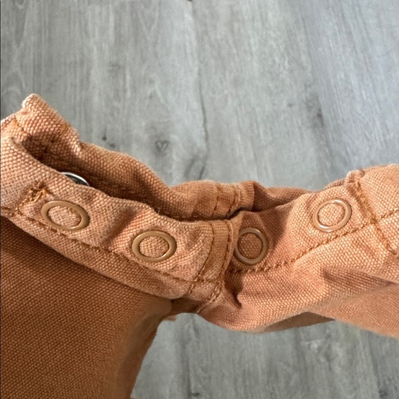 Carhartt Rusty Tan Overall Short. Sz 6mo - Picture 4 of 5